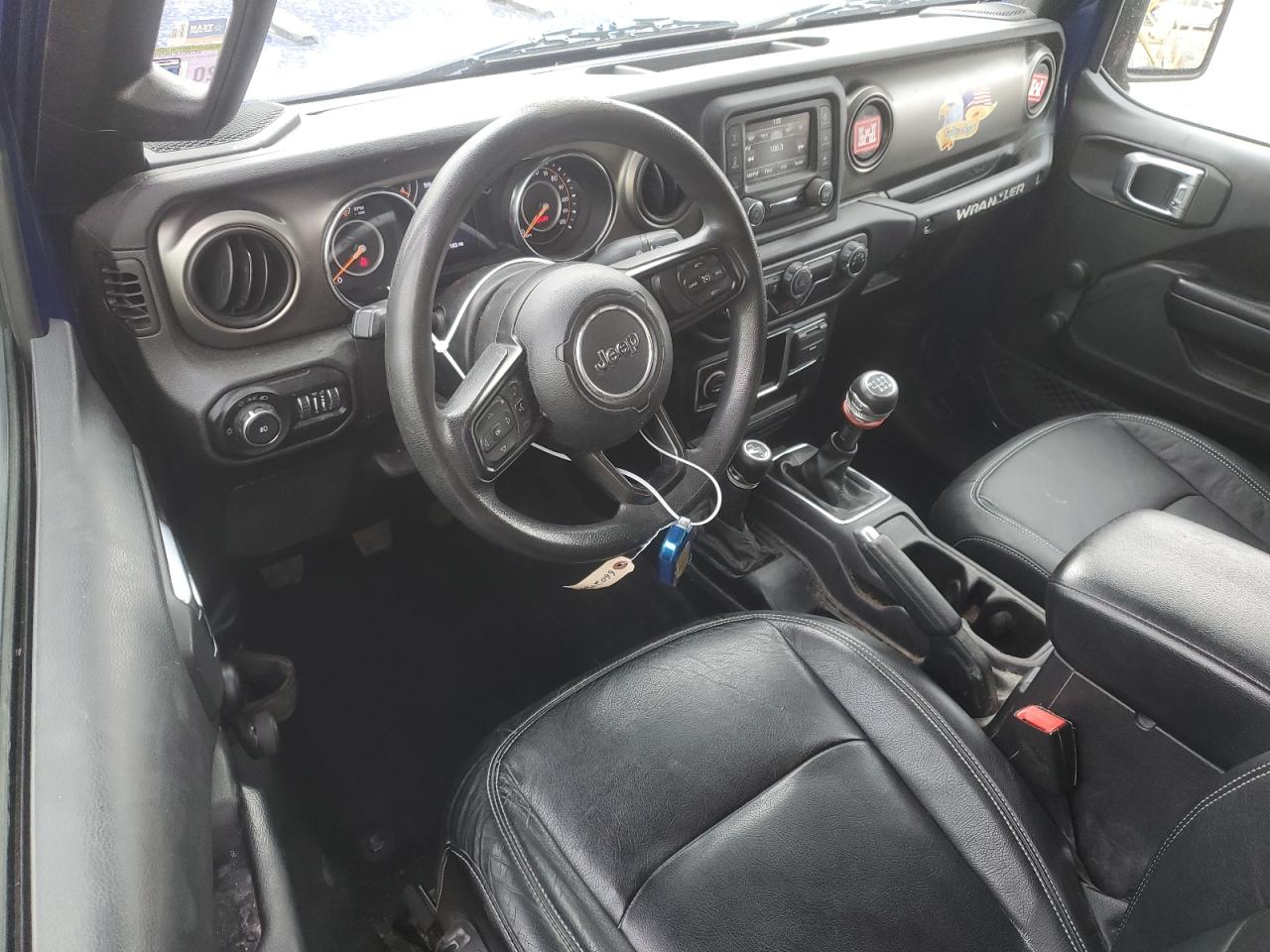 2019 Jeep Wrangler VIN 1C4GJXAG6KW503595 Copart auction photo, unknown / minor dent/scratches damage thumbnail 8