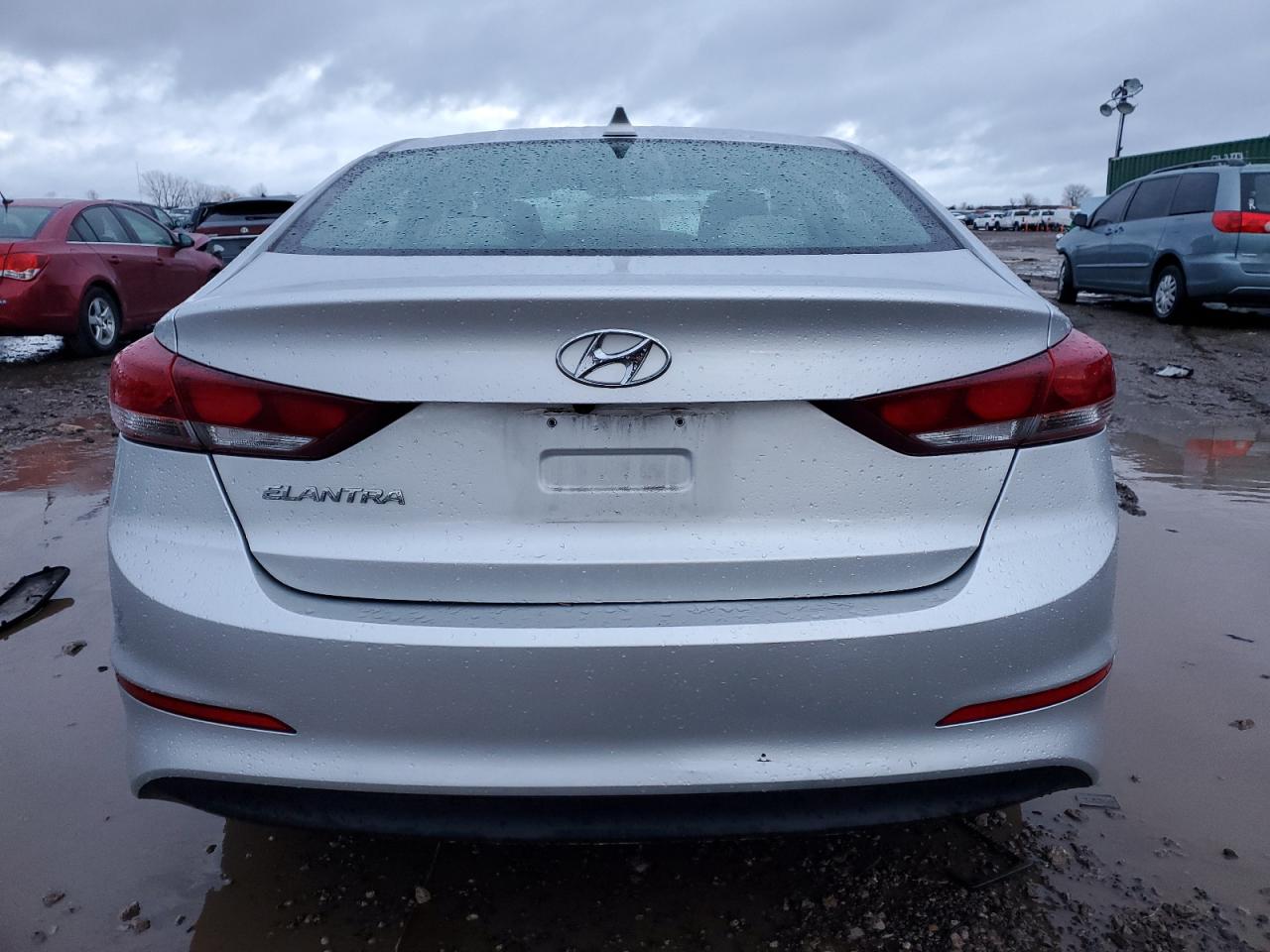 2017 Hyundai Elantra VIN 5NPD84LF5HH173805 Copart auction photo, burn - engine / front end damage thumbnail 6