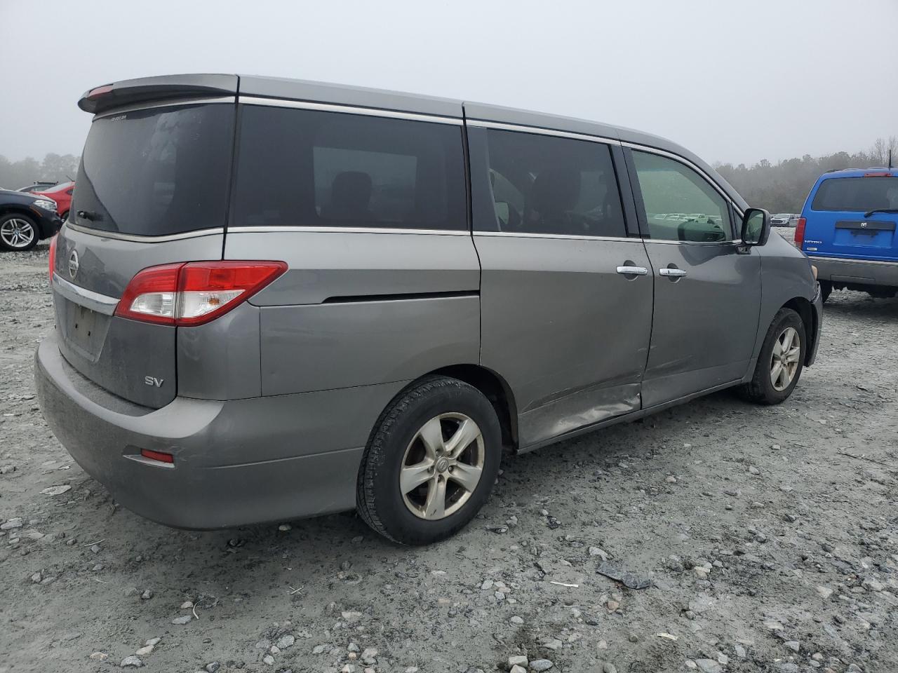 2015 Nissan Quest VIN JN8AE2KP5F9123183 Copart auction photo, side / front end damage thumbnail 3