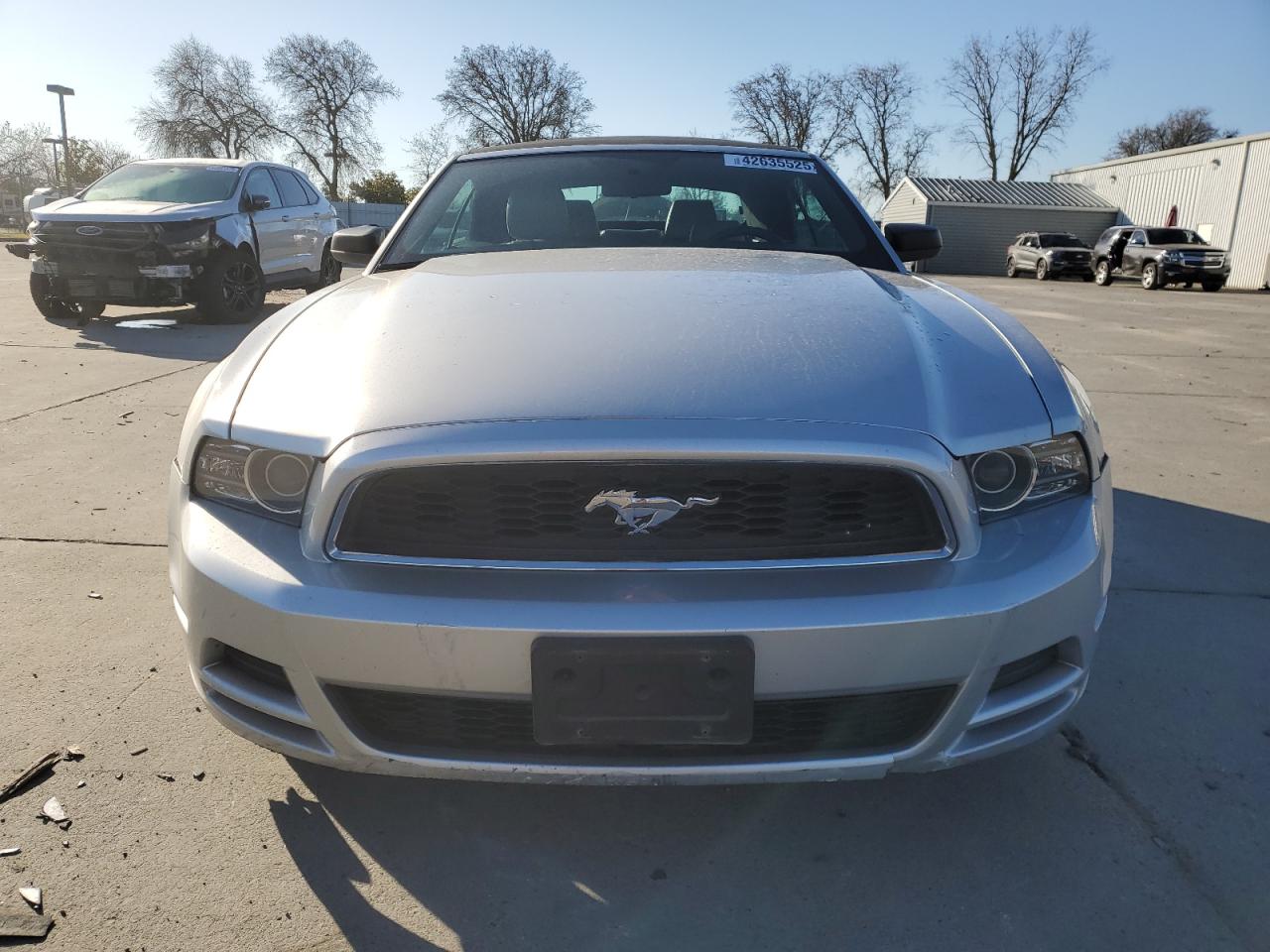 2014 Ford Mustang VIN 1ZVBP8EM4E5268927 Copart auction photo, front end / side damage thumbnail 5