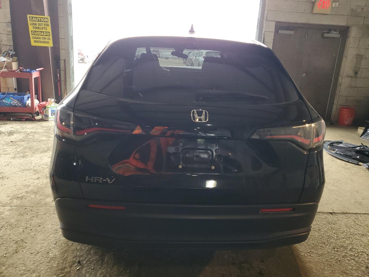 2023 Honda HR-V VIN 3CZRZ2H38PM708599 Copart auction photo, front end / side damage thumbnail 6