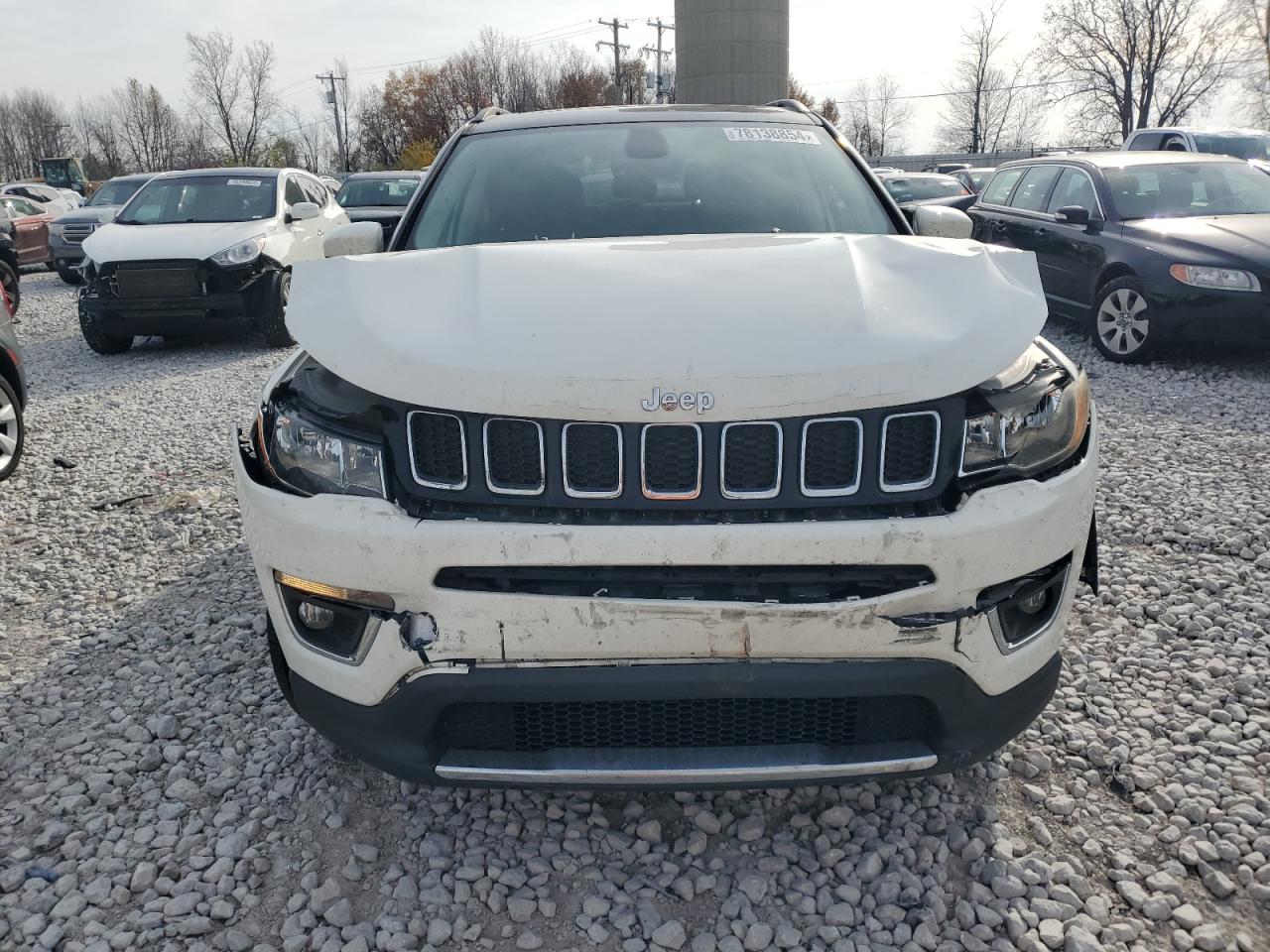 2018 Jeep Compass VIN 3C4NJDCB5JT234372 Copart auction photo, front end damage thumbnail 5