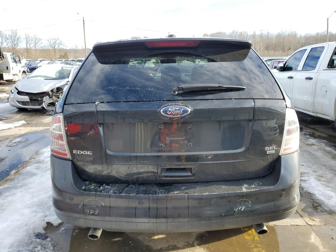 2010 Ford Edge VIN 2FMDK4JC1ABA89519 Copart auction photo, side / rear end damage thumbnail 6