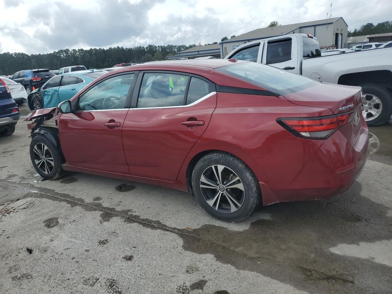 2021 Nissan Sentra VIN 3N1AB8CV9MY324289 Copart auction photo, front end / minor dent/scratches damage thumbnail 2
