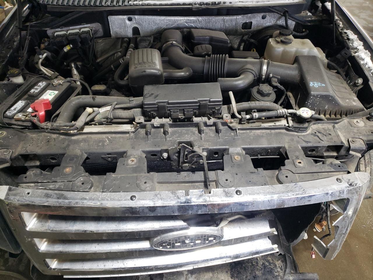 2011 Ford Expedition VIN 1FMJU1K50BEF42059 Copart auction photo, front end / side damage thumbnail 11