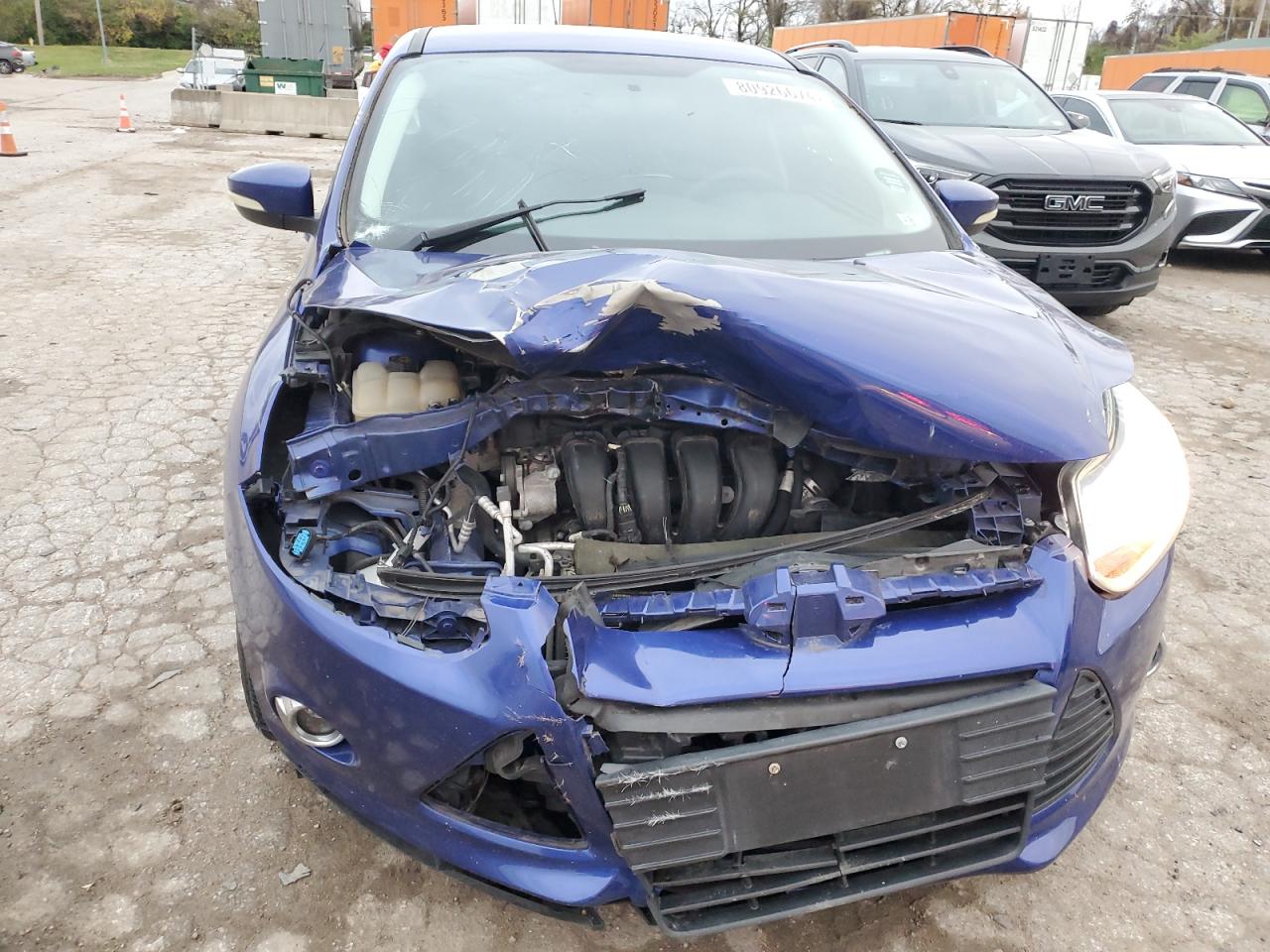 2014 Ford Focus VIN 1FADP3K22EL378457 Copart auction photo, front end damage thumbnail 5