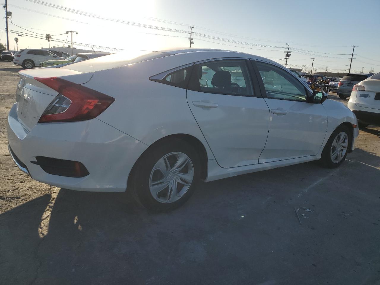 2019 Honda Civic VIN 2HGFC2F65KH538167 Copart auction photo, rear end / side damage thumbnail 3