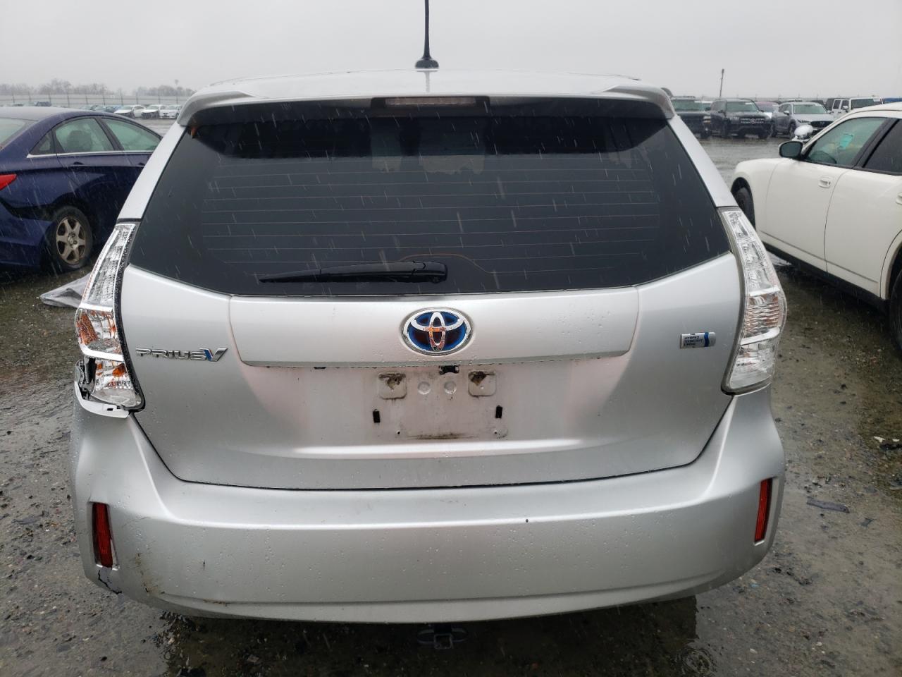 2012 Toyota Prius VIN JTDZN3EU1C3028964 Copart auction photo, rear end damage thumbnail 6