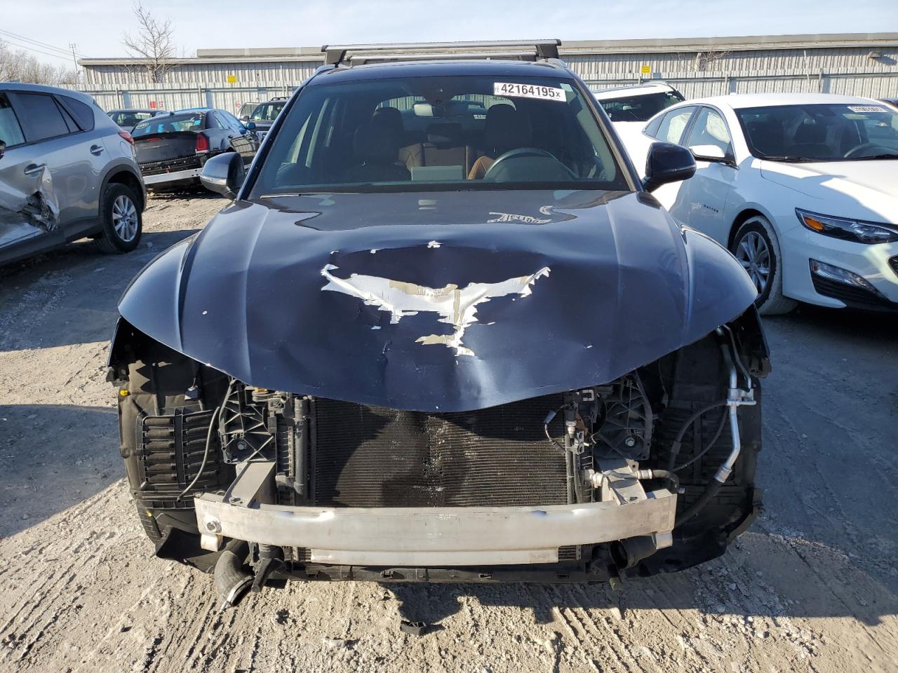2019 Audi Q5 VIN WA1BNAFY0K2050265 Copart auction photo, front end damage thumbnail 5