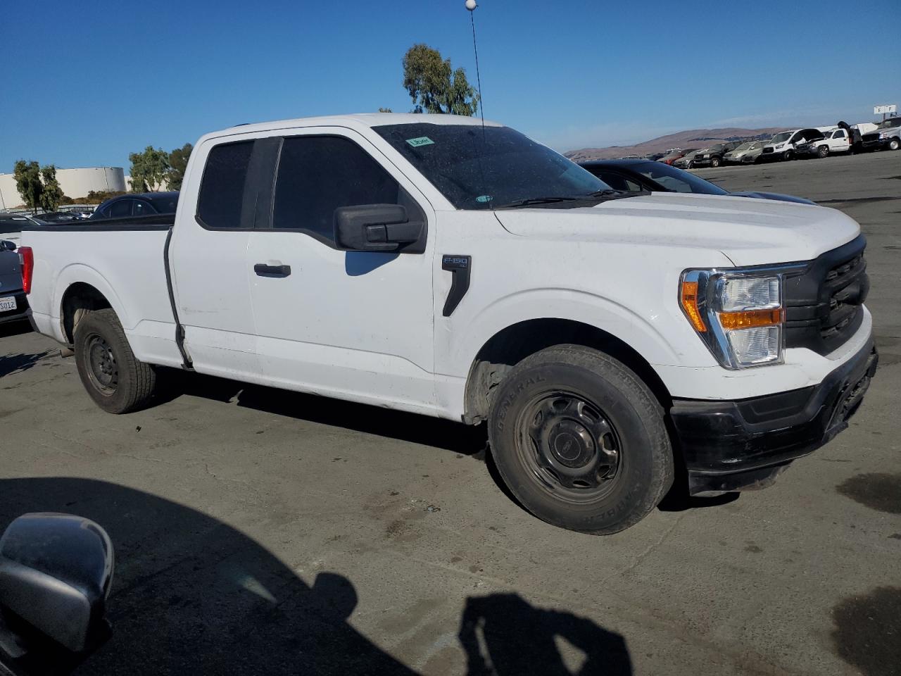 2021 Ford F-150 VIN 1FTEX1CB7MKD69985 Copart auction photo, vandalism / all over damage thumbnail 4
