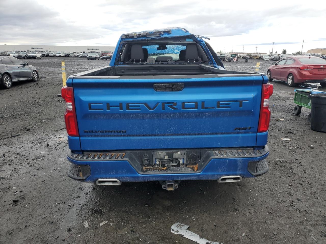 2023 Chevrolet Silverado VIN 3GCUDEE82PG361480 Copart auction photo, rollover damage thumbnail 6
