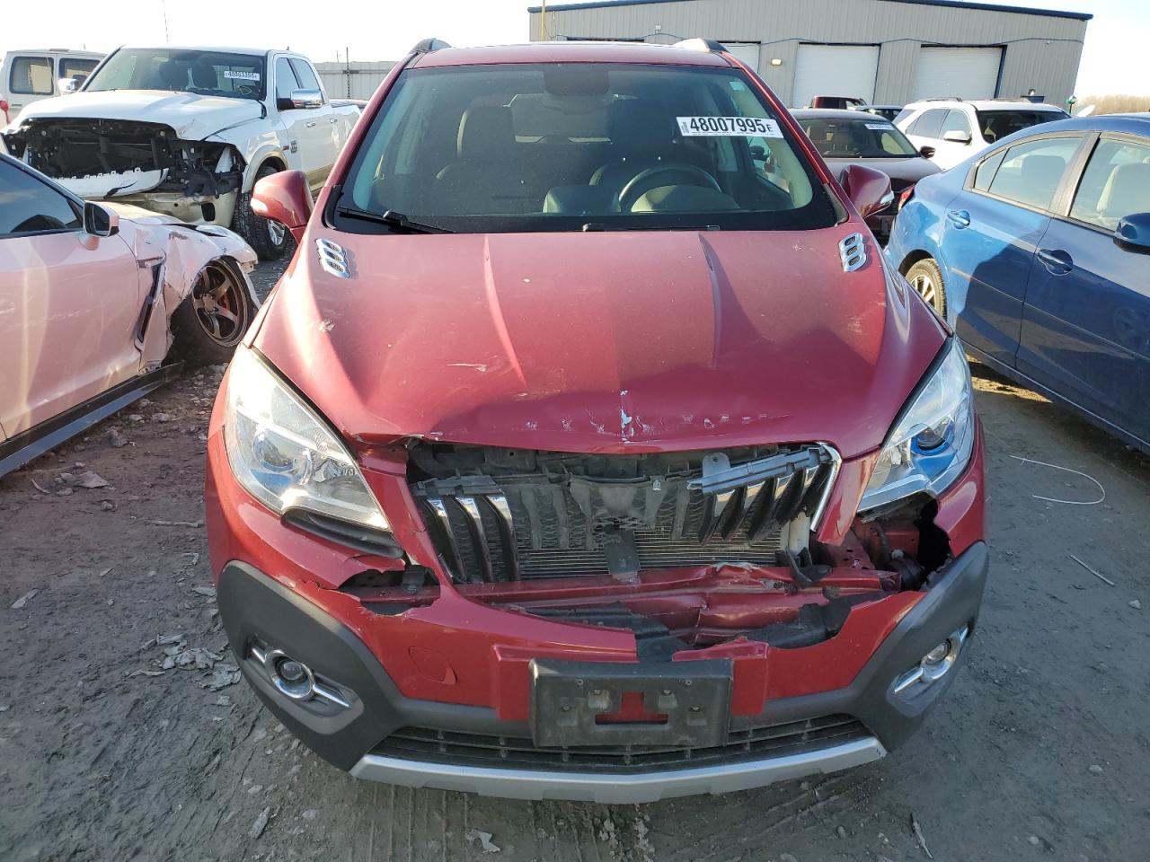 2016 Buick Encore VIN KL4CJCSB8GB716826 Copart auction photo, front end damage thumbnail 5