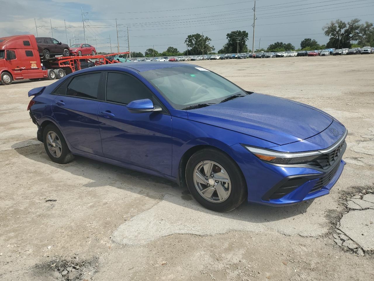 2024 Hyundai Elantra VIN KMHLL4DG0RU772437 Copart auction photo, rear end / water/flood damage thumbnail 4
