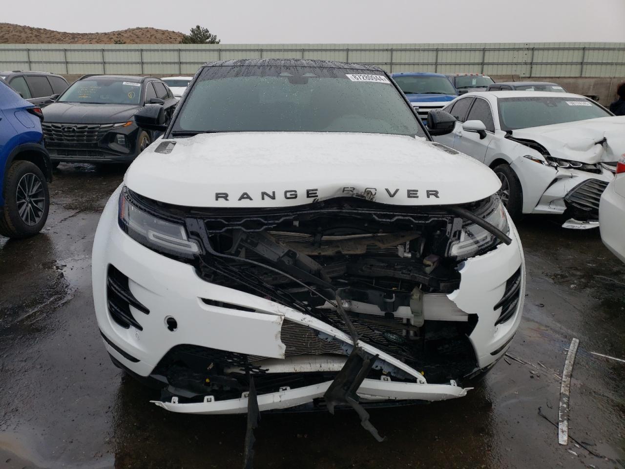 2023 Land Rover Range Rover VIN SALZW2GXXPH218293 Copart auction photo, front end damage thumbnail 5