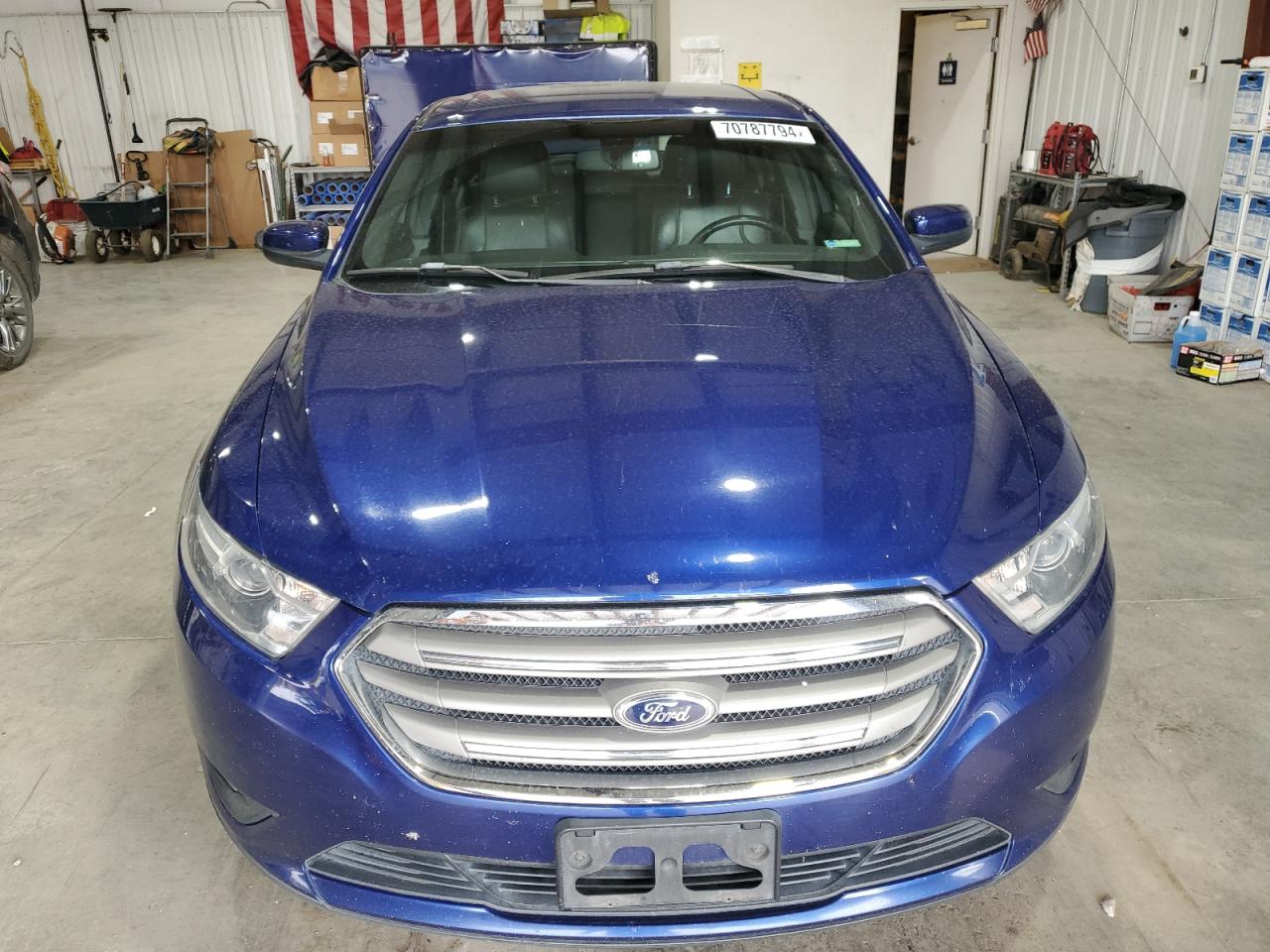 2013 Ford Taurus VIN 1FAHP2H82DG128179 Copart auction photo, rear end / top/roof damage thumbnail 5