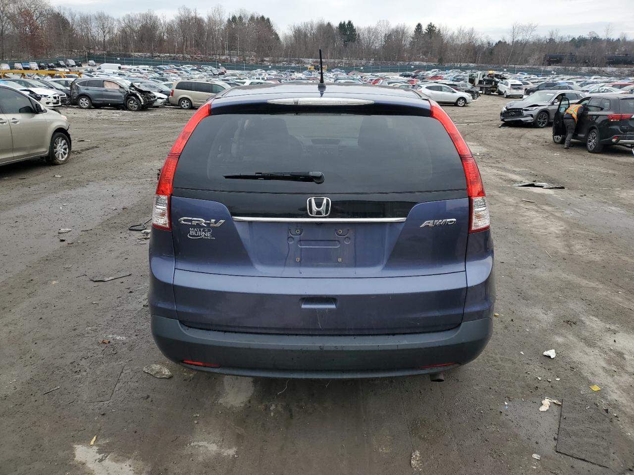 2012 Honda CR-V VIN 5J6RM4H54CL073372 Copart auction photo, front end damage thumbnail 6