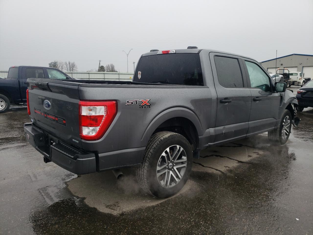 2023 Ford F-150 VIN 1FTEW1EPXPFA72590 Copart auction photo, front end / side damage thumbnail 3