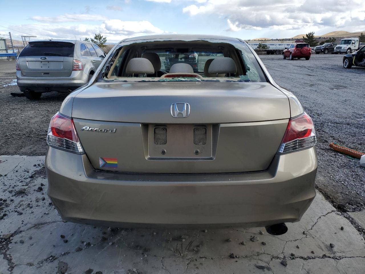 2009 Honda Accord VIN JHMCP26759C001907 Copart auction photo, vandalism / all over damage thumbnail 6