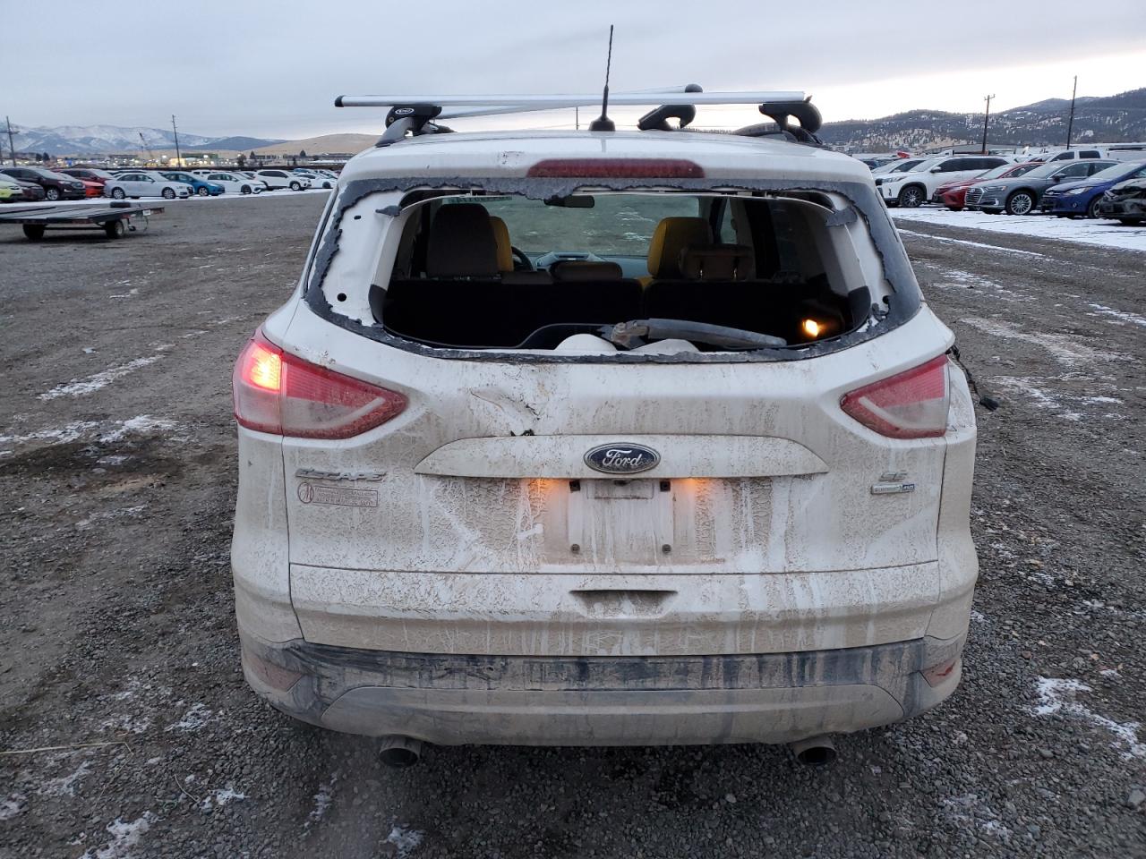 2016 Ford Escape VIN 1FMCU9G93GUA45913 Copart auction photo, all over damage thumbnail 6