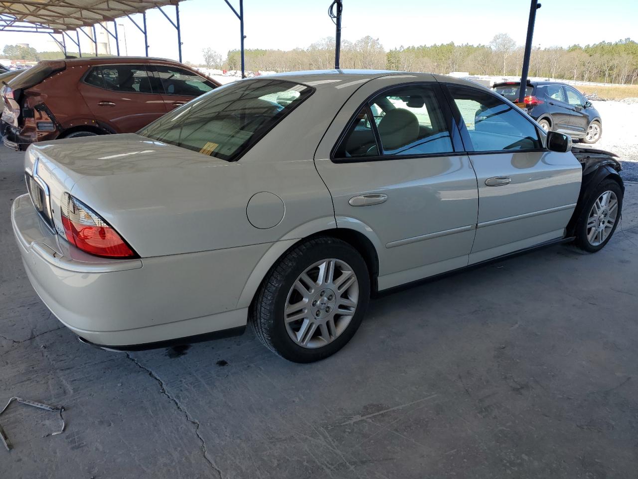 2005 Lincoln LS VIN 1LNHM87A55Y665534 Copart auction photo, front end damage thumbnail 3