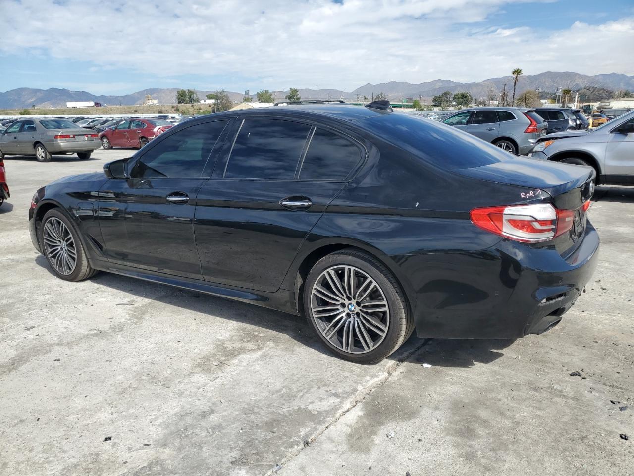 2018 BMW 5er VIN WBAJA9C52JB250629 Copart auction photo, front end damage thumbnail 2