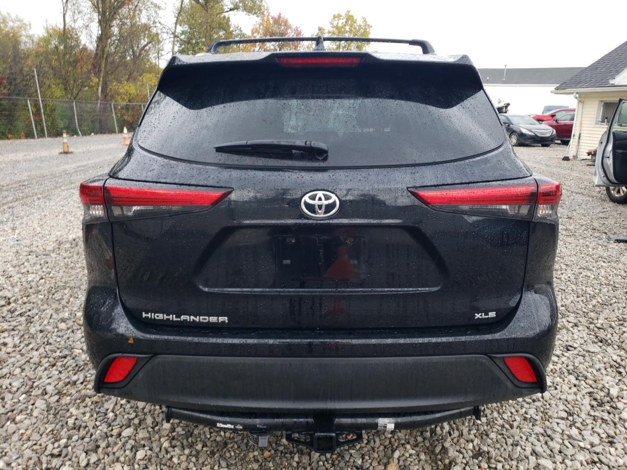 2021 Toyota Highlander VIN 5TDGZRAH1MS518778 Copart auction photo, front end / side damage thumbnail 6
