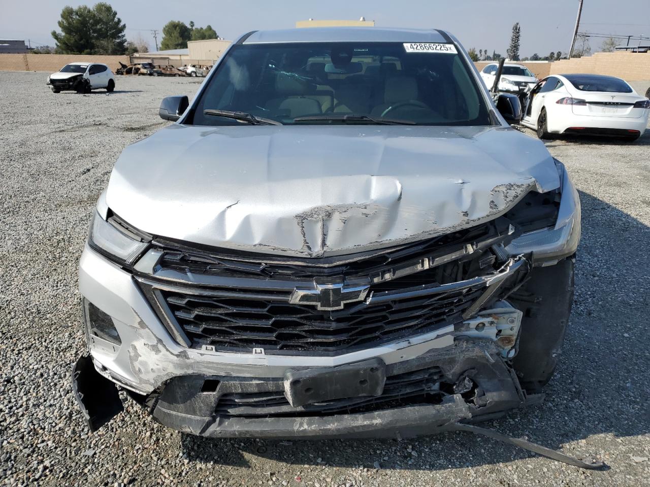 2022 Chevrolet Traverse VIN 1GNERFKW4NJ164814 Copart auction photo, front end damage thumbnail 5