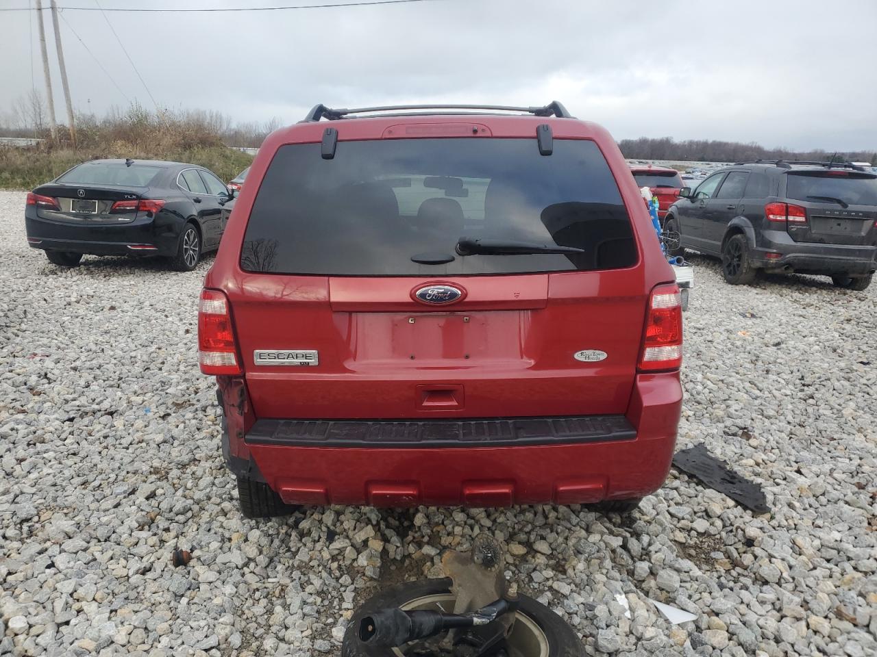 2011 Ford Escape VIN 1FMCU0D7XBKA97509 Copart auction photo, all over damage thumbnail 6