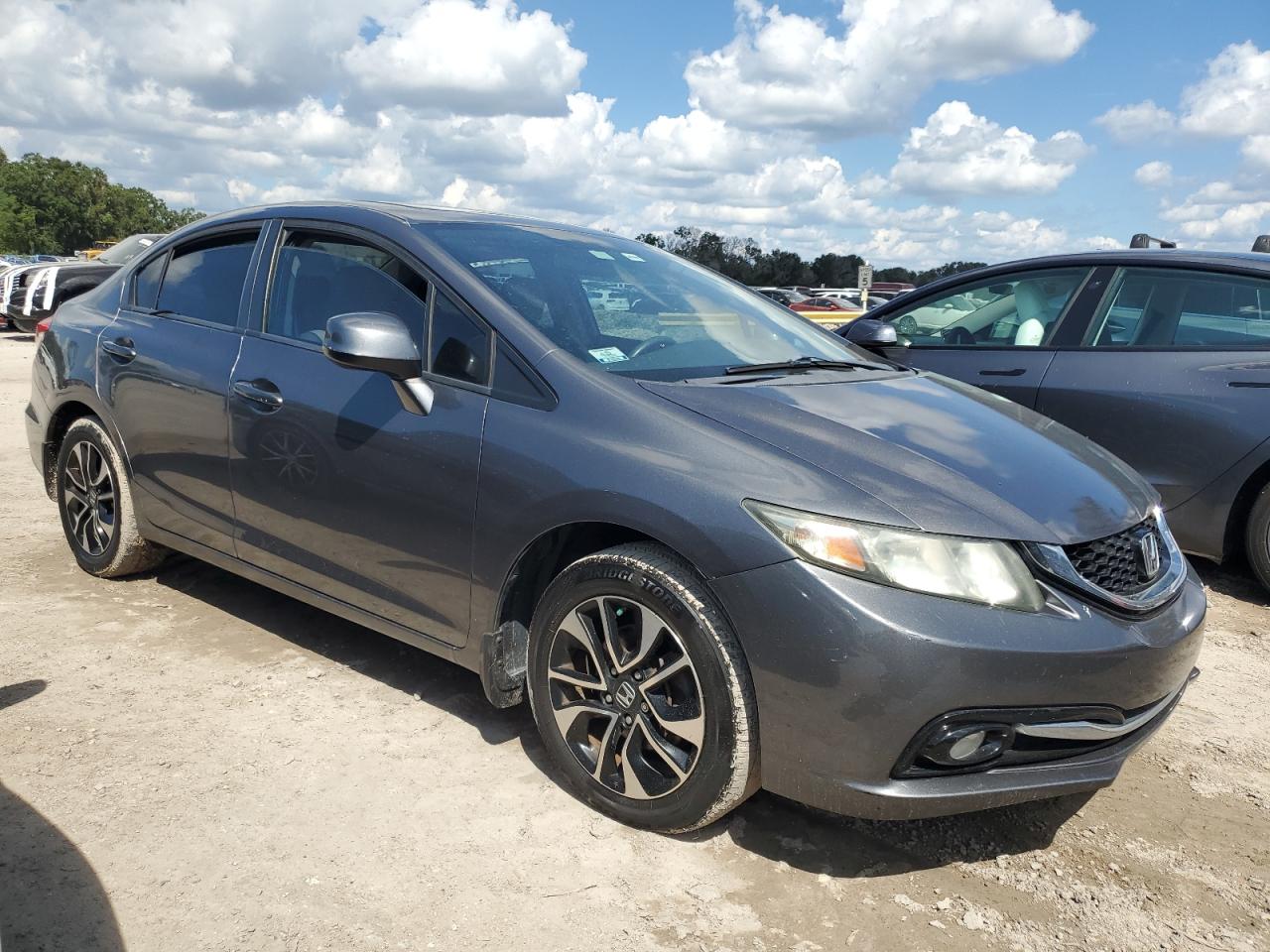 2013 Honda Civic VIN 19XFB2F98DE061910 Copart auction photo, water/flood damage thumbnail 4