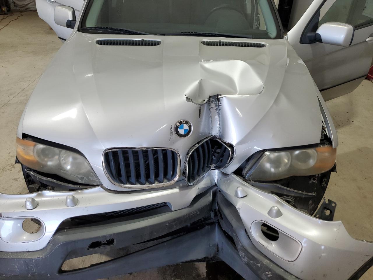 2006 BMW X5 VIN 5UXFA13536LY25718 Copart auction photo, front end / side damage thumbnail 12