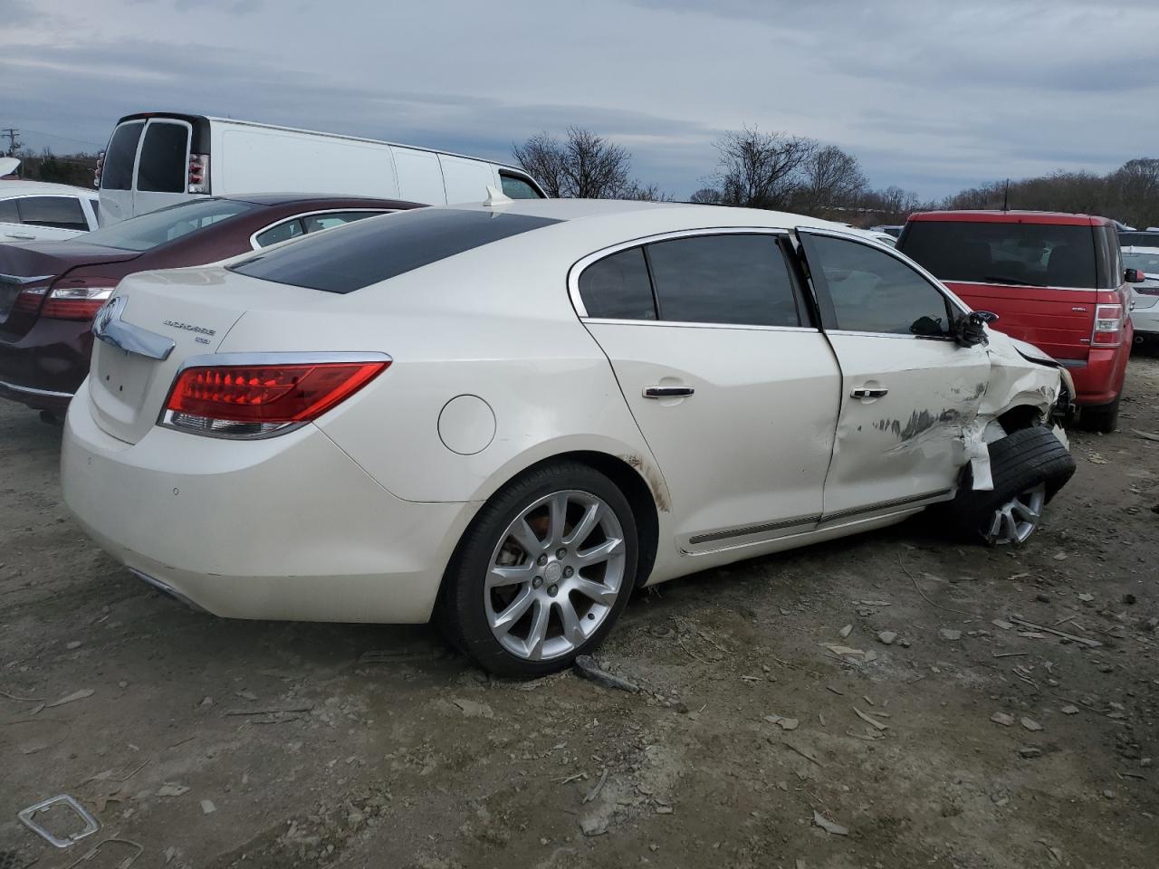 2010 Buick LaCrosse VIN 1G4GE5EV3AF306489 Copart auction photo, all over / undercarriage damage thumbnail 3