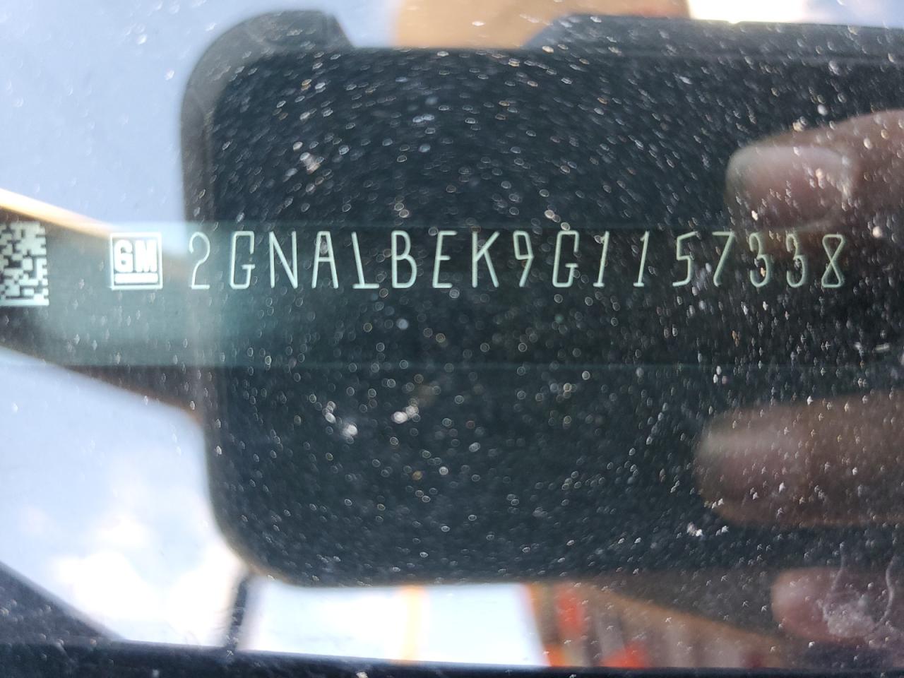 2016 Chevrolet Equinox VIN 2GNALBEK9G1157338 Copart auction photo, all over damage thumbnail 13