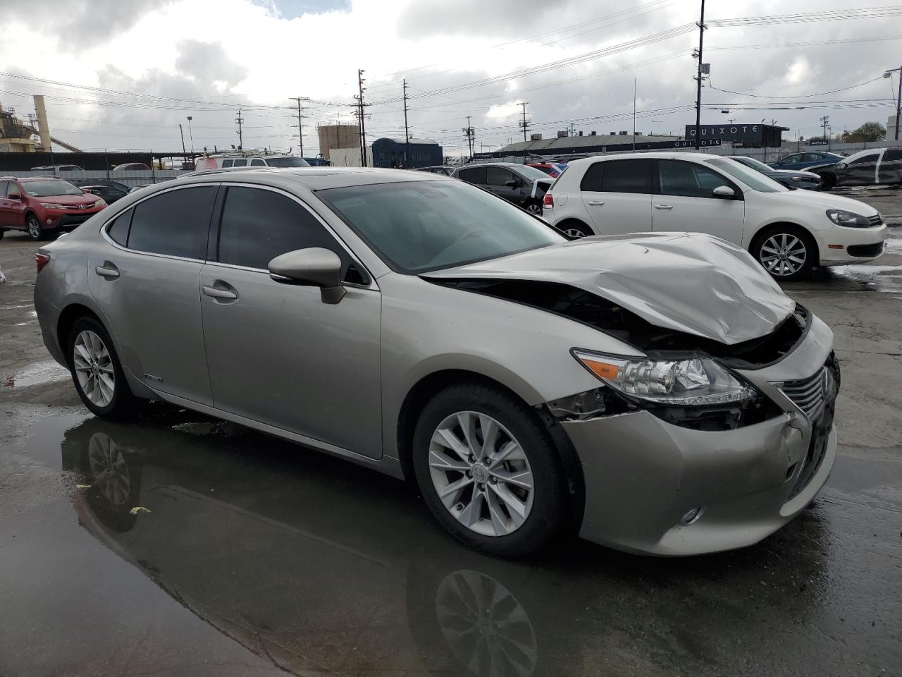 2015 Lexus ES VIN JTHBW1GG9F2088056 Copart auction photo, front end damage thumbnail 4
