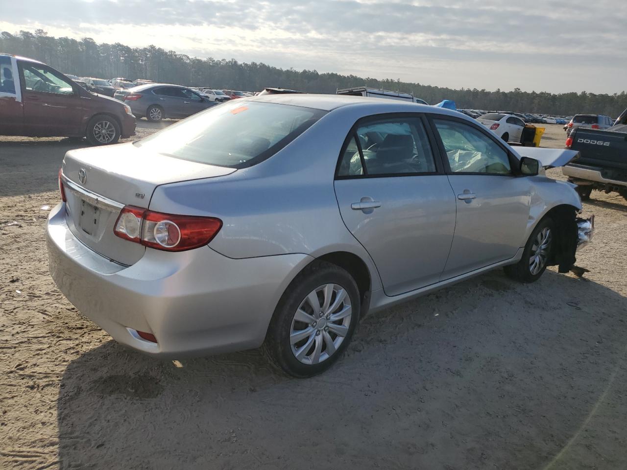 2012 Toyota Corolla VIN 5YFBU4EE8CP033895 Copart auction photo, biohazard/chemical / front end damage thumbnail 3