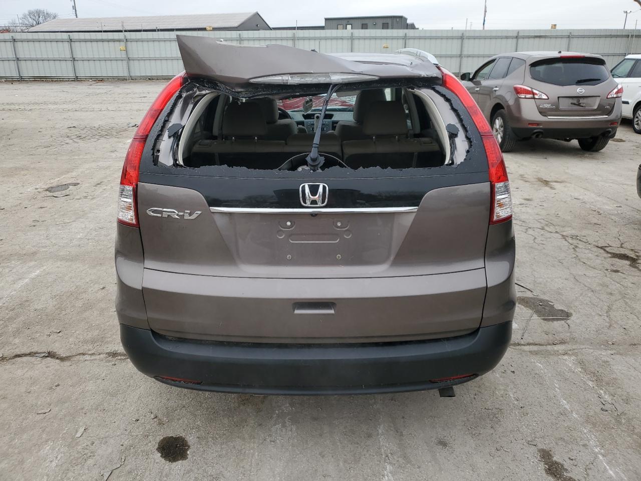 2013 Honda CR-V VIN 5J6RM3H77DL010473 Copart auction photo, all over damage thumbnail 6