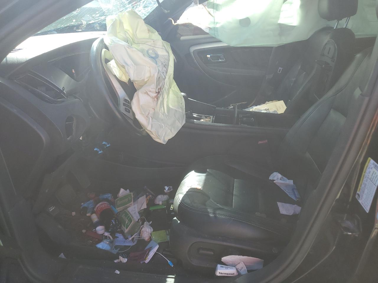2015 Ford Taurus VIN 1FAHP2E81FG123675 Copart auction photo, front end damage thumbnail 7