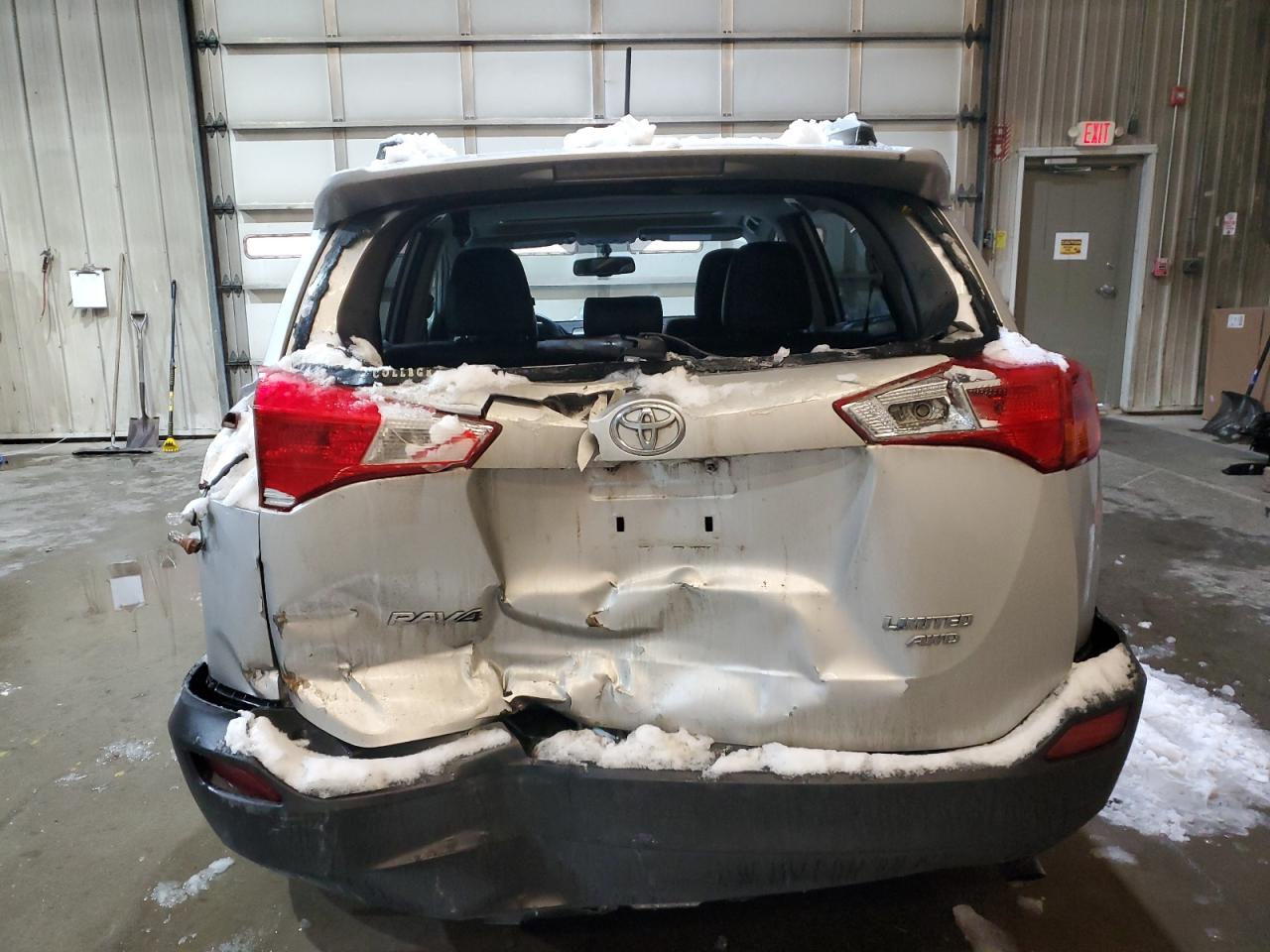 2014 Toyota RAV 4 VIN JTMDFREV2ED088025 Copart auction photo, rear end damage thumbnail 6