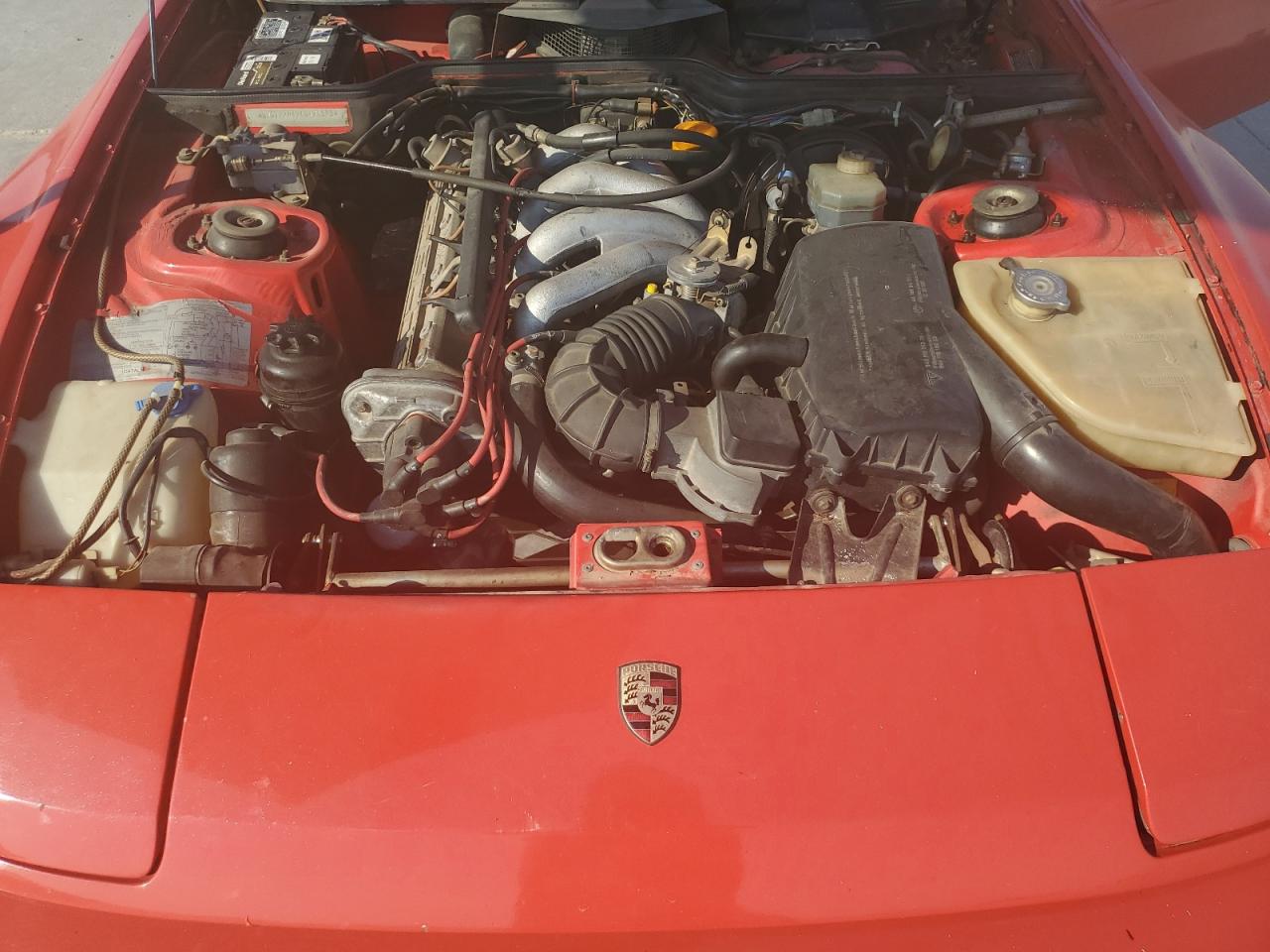 1985 Porsche 944 VIN WP0AA094XFN471379 Copart auction photo, top/roof damage thumbnail 11