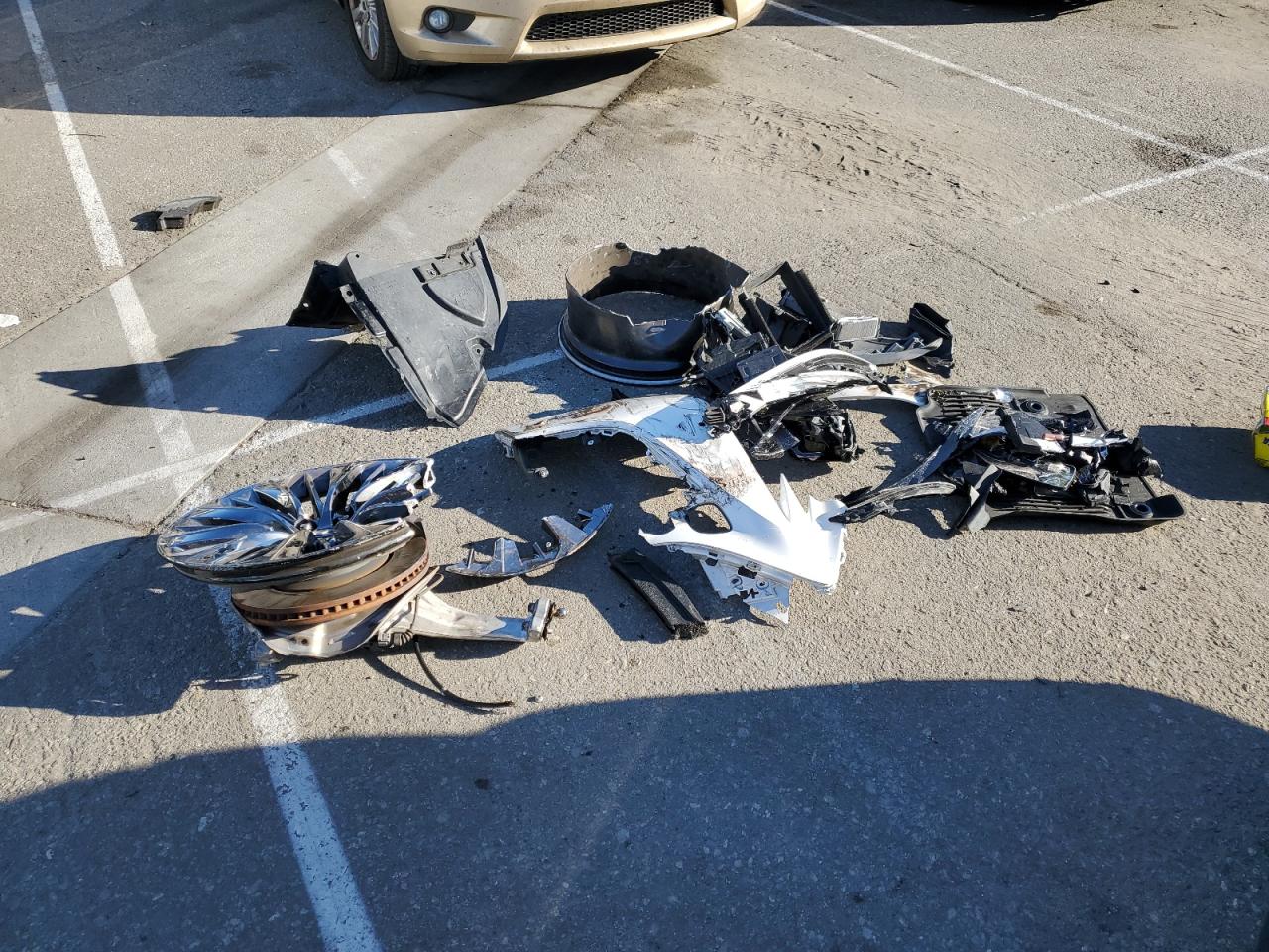 2020 Lexus LS VIN JTHD51FF5L5012803 Copart auction photo, all over / undercarriage damage thumbnail 12