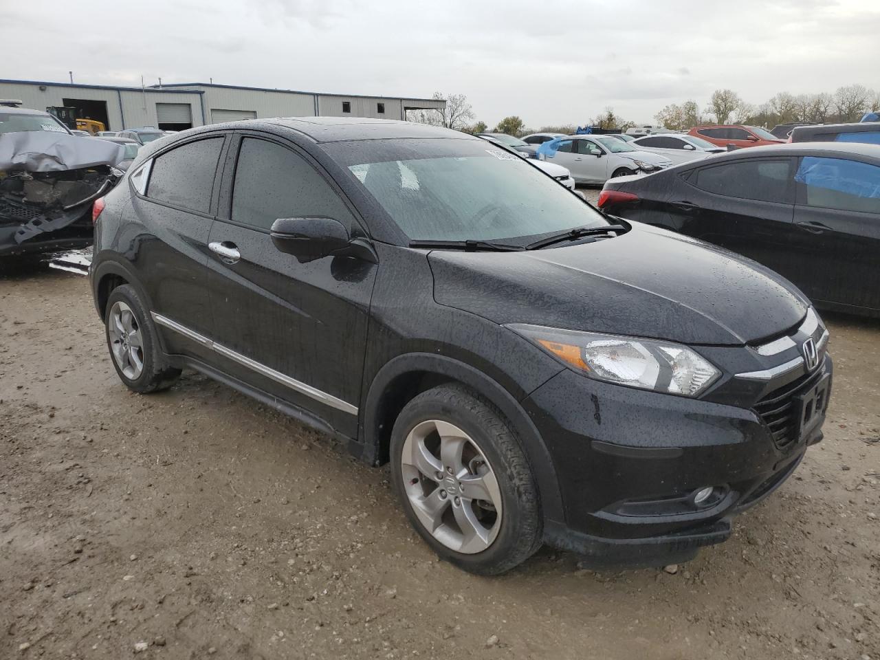 2017 Honda HR-V VIN 3CZRU6H55HM719892 Copart auction photo, side damage thumbnail 4