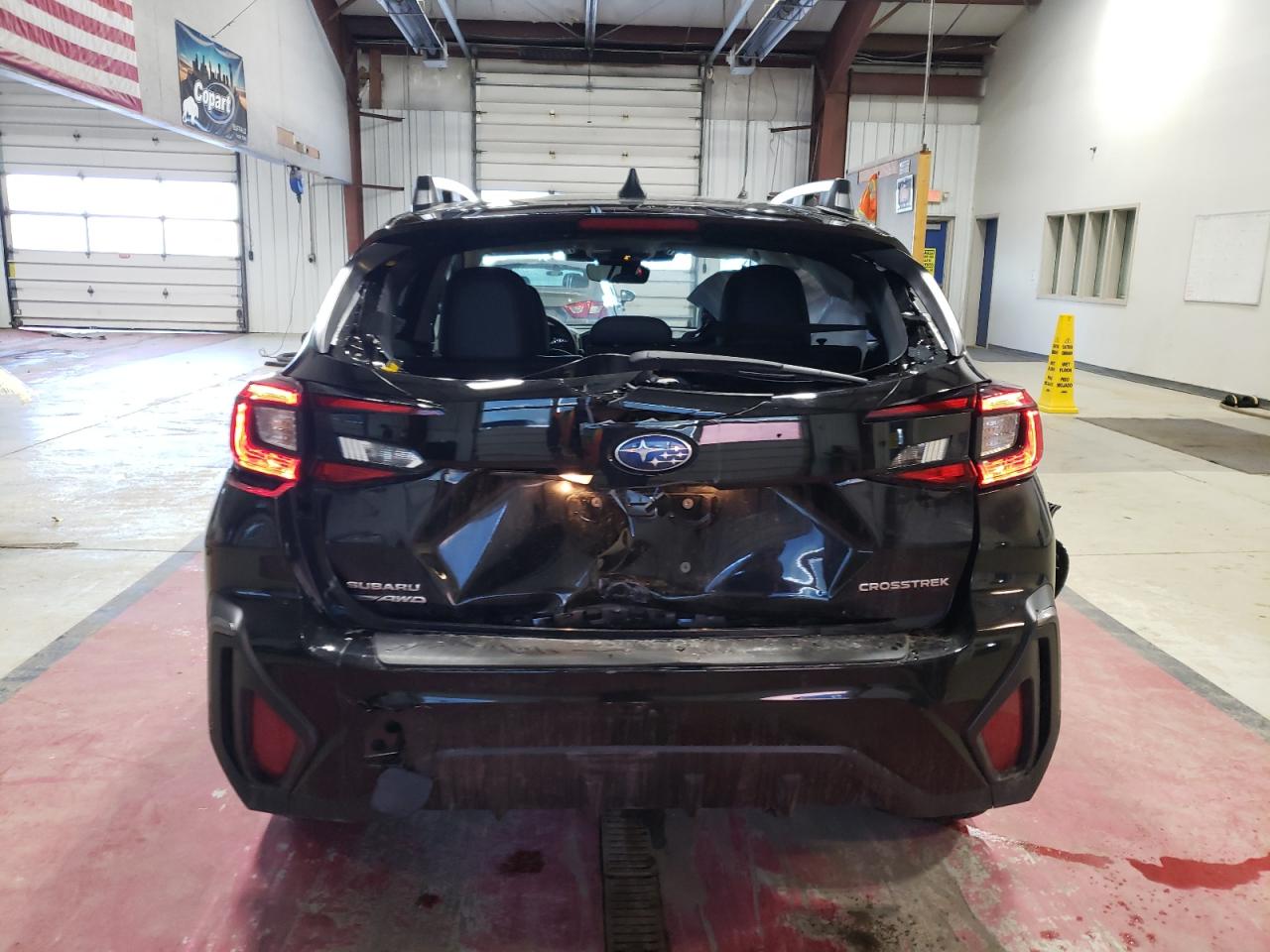 2024 Subaru XV VIN 4S4GUHM67R3705689 Copart auction photo, side / rear end damage thumbnail 6