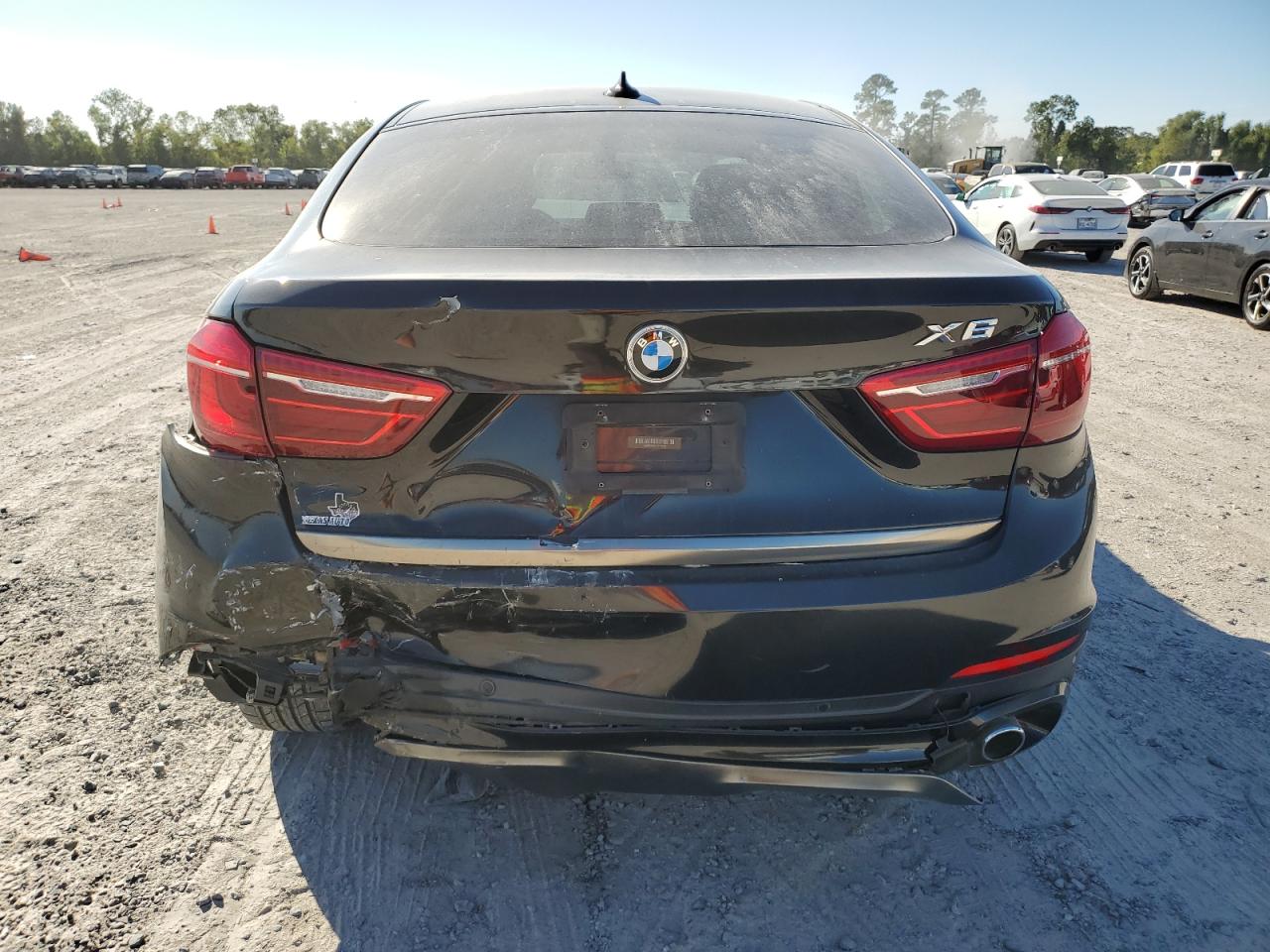 2015 BMW X6 VIN 5UXKU2C59F0F95473 Copart auction photo, front end / rear end damage thumbnail 6