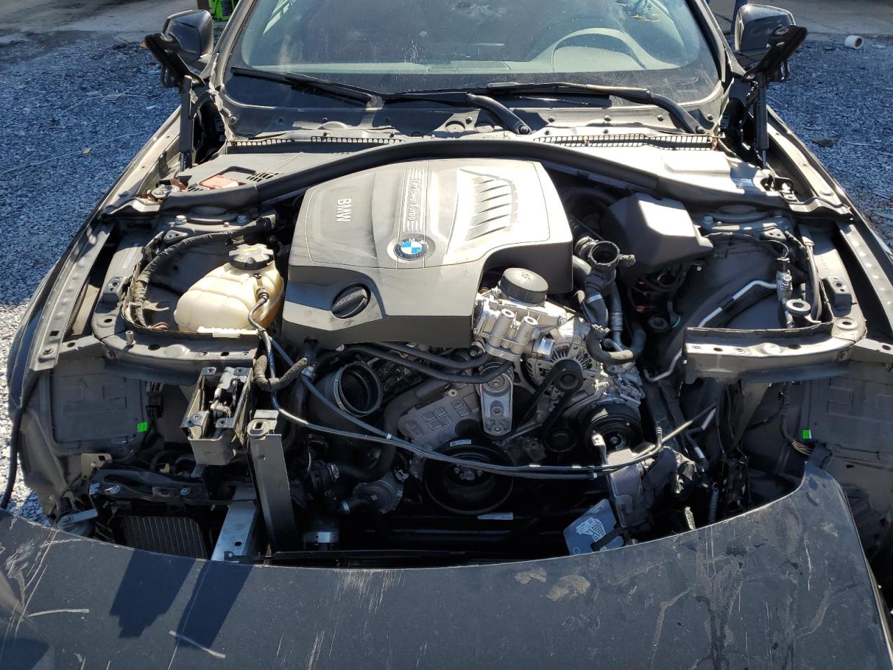 2014 BMW 4er VIN WBA3T3C58EP736838 Copart auction photo, front end damage thumbnail 11