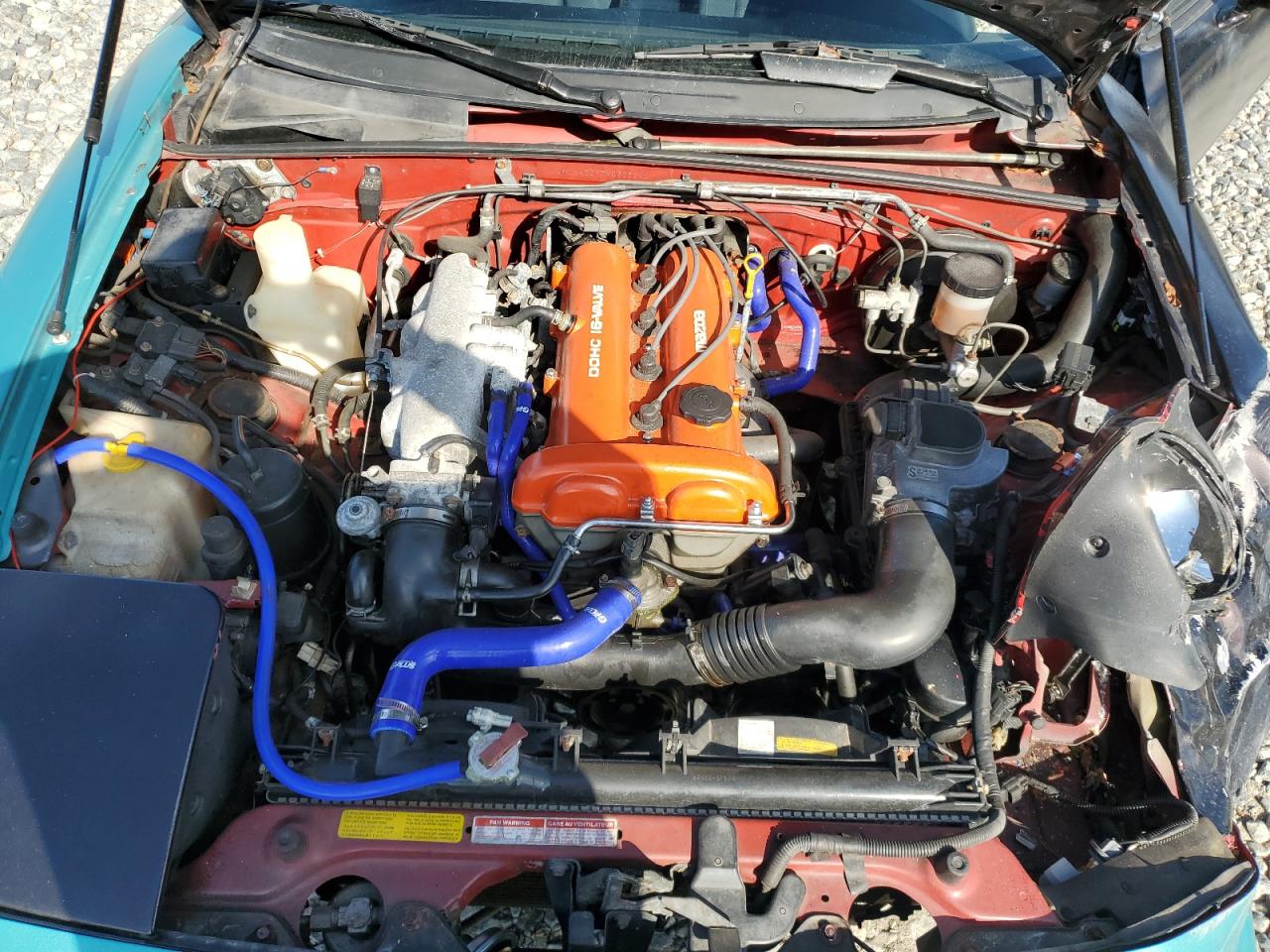 1992 Mazda MX-5 VIN JM1NA3517N0325242 Copart auction photo, front end damage thumbnail 11