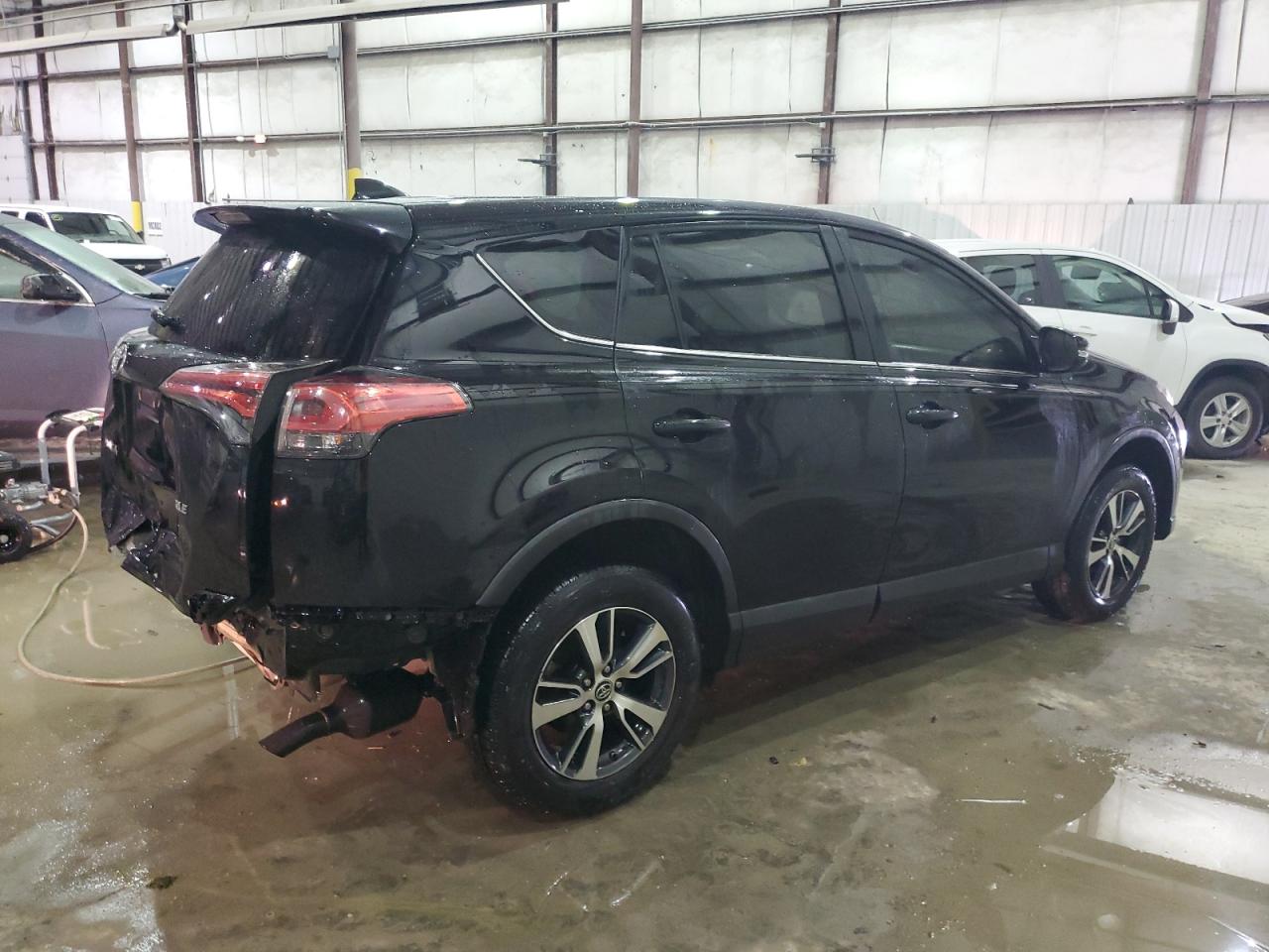2018 Toyota RAV 4 VIN 2T3WFREV0JW445921 Copart auction photo, rear end damage thumbnail 3
