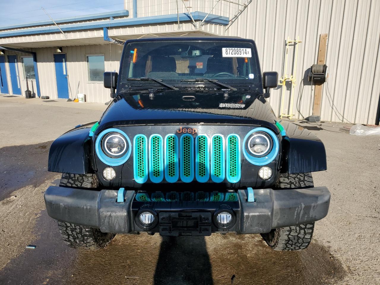 2017 Jeep Wrangler VIN 1C4BJWEG4HL669249 Copart auction photo, rear end damage thumbnail 5