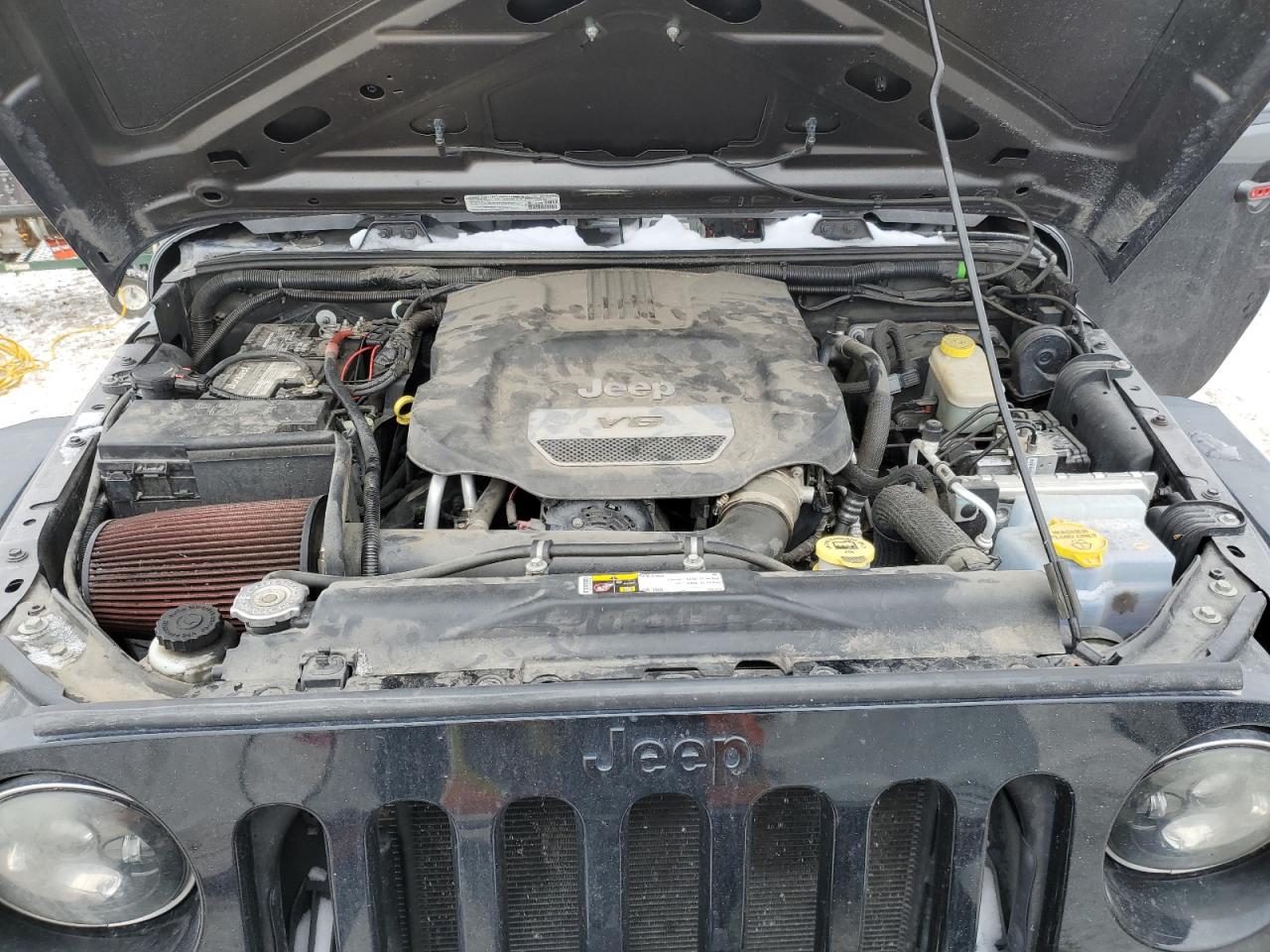 2014 Jeep Wrangler VIN 1C4BJWDG2EL247509 Copart auction photo, frame damage damage thumbnail 13
