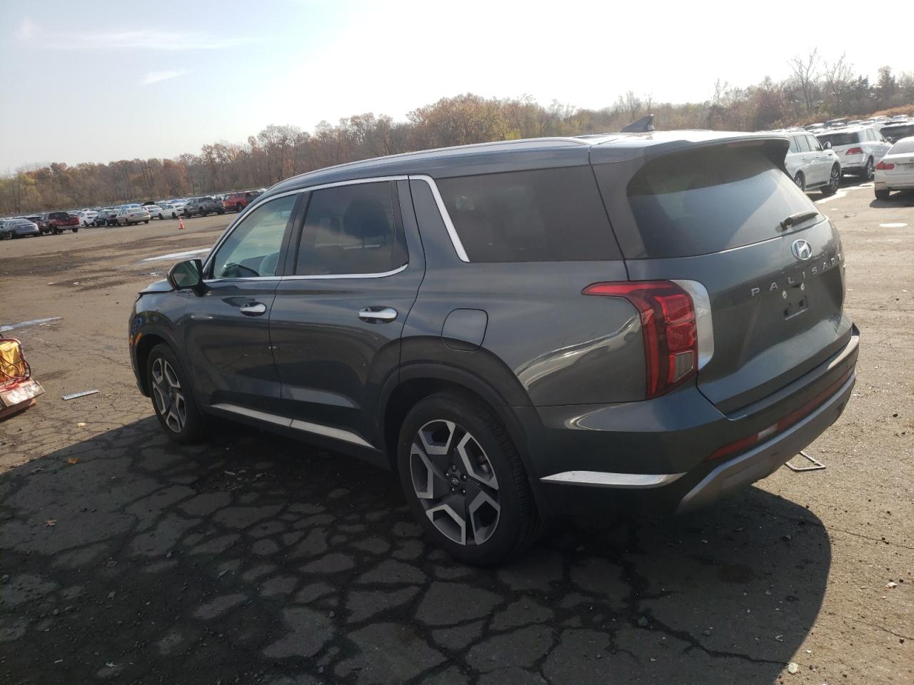 2024 Hyundai Palisade VIN KM8R5DGE8RU665876 Copart auction photo, front end damage thumbnail 2