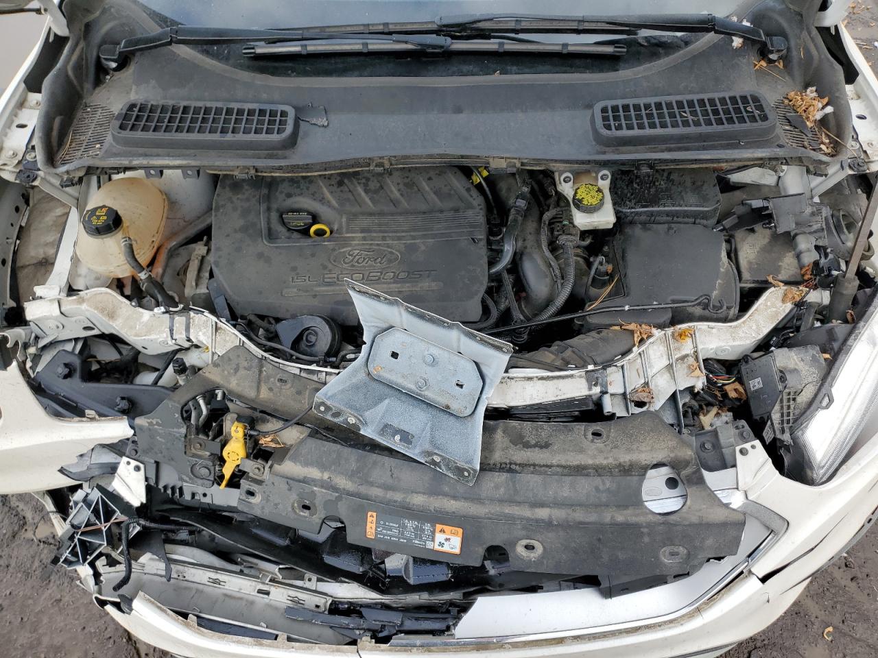 2017 Ford Escape VIN 1FMCU0GD5HUC64714 Copart auction photo, front end damage thumbnail 12