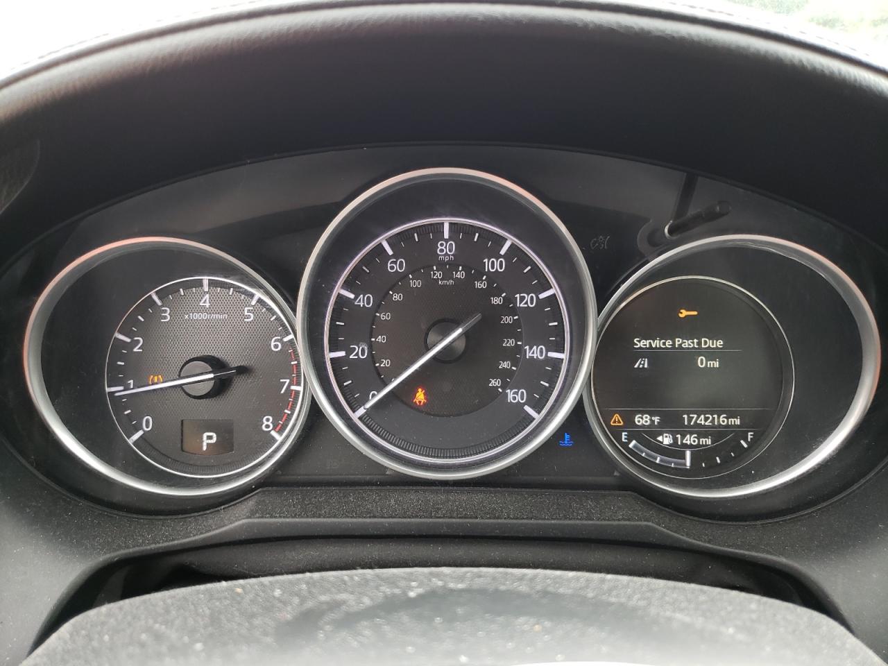 2017 Mazda 6 VIN JM1GL1W54H1135986 Copart auction photo, side / rear end damage thumbnail 9